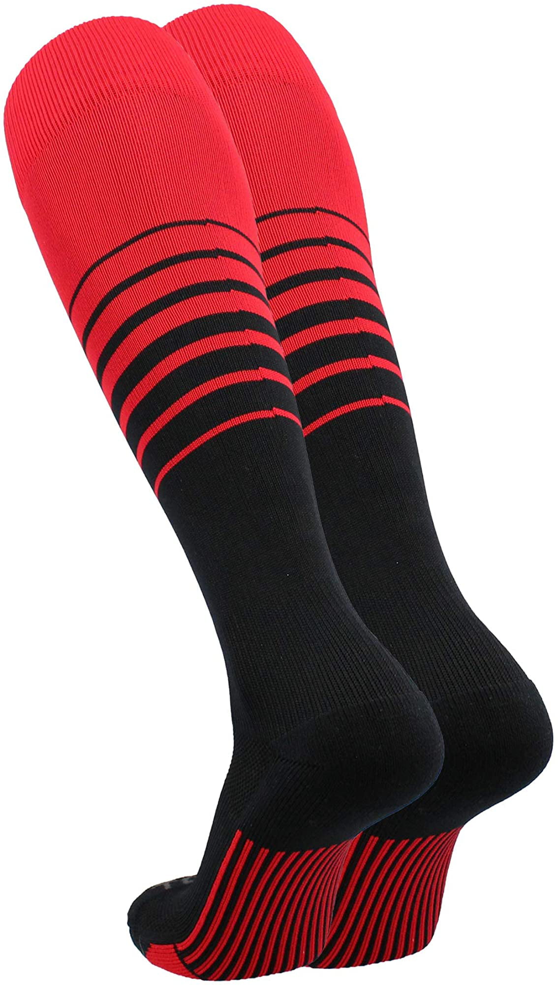 Extra Cross-Stretch for Shin Guards for Boys or Girls TCK Soccer Socks with Stripes Men or Women 