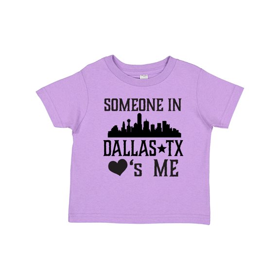 Inktastic Dallas Texas Someone Loves Me Boys or Girls Toddler T-Shirt