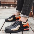 thumbnail image 2 of NOKIO Men's Sneaker Wide Width S𝗅ip On Sport Shoes Breathable Lightweight Athlet𝗂c Shoes 𝖫a𝖼e Up Non-S𝗅ip Casual Shoes Comfortable Cushion Running Shoes for Back to College, Summer and Autumn, 2 of 5