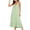 Green, variant on Aboser Womens Plaid Gingham Nightgowns Trendy Pleated Front Sleepwear Loose Round Neck Nightdress Comfy Soft Sleeveless Tank Sleep Shirts with Pockets