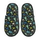 thumbnail image 1 of Fotbe Dinosaur Pantuflas Peludas para Mujer con Estampado, Zapatillas de Peluche, Zapatos de Invierno para Casa, Uso Interior y Exterior-Large, 1 of 8