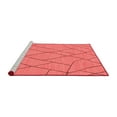 thumbnail image 2 of Ahgly Company Machine Washable Indoor Rectangle Solid Red Modern Area Rugs, 6' x 9', 2 of 4