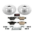 thumbnail image 3 of PowerStop Front Z23 Evolution Sport Carbon-Fiber Ceramic Brake Pad and Drilled & Slotted Rotor Kit Fits: BMW Select Models K6578, 3 of 10