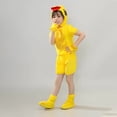 thumbnail image 3 of Disfraz de pato y polluelo para niños, disfraz de animal, niñas y niños, pato amarillo bailando, ropa bonita, polluelo, patito feo, ganso, 3 of 5