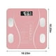 thumbnail image 4 of Riwesomey Báscula inteligente para baño con Bluetooth, de grasa corporal, báscula de peso Digital, aplicación inalámbrica, equilibrio de Medidores de medidas dimensionales Oro rosa Batería, 4 of 6