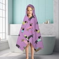 thumbnail image 6 of Cute Cartoon Dachshund Hooded Bath Towel，50"x30" for Ages 3 To 12 Kids, Quick Dry Lightweight Soft Microfiber Hood Beach Towel Cover Up for Kids, 6 of 7