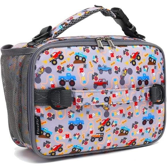 Bolsa de Almuerzo FlowFly Kids Duradera Aislada con Portabotellas