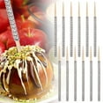 thumbnail image 2 of 12Pcs Caramel Sticks - Mesh Wrapped Skewers For Glitter Candy, Christmas, Wedding & Birthday Decor | Decorative Dessert Sticks, 2 of 9