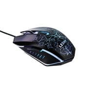 Ergonomic 6D Button, Wired Scroll Wheel Optical Gaming Game Mice Mouse For lapttop PC Optical Adjustable Intelligent Long Life