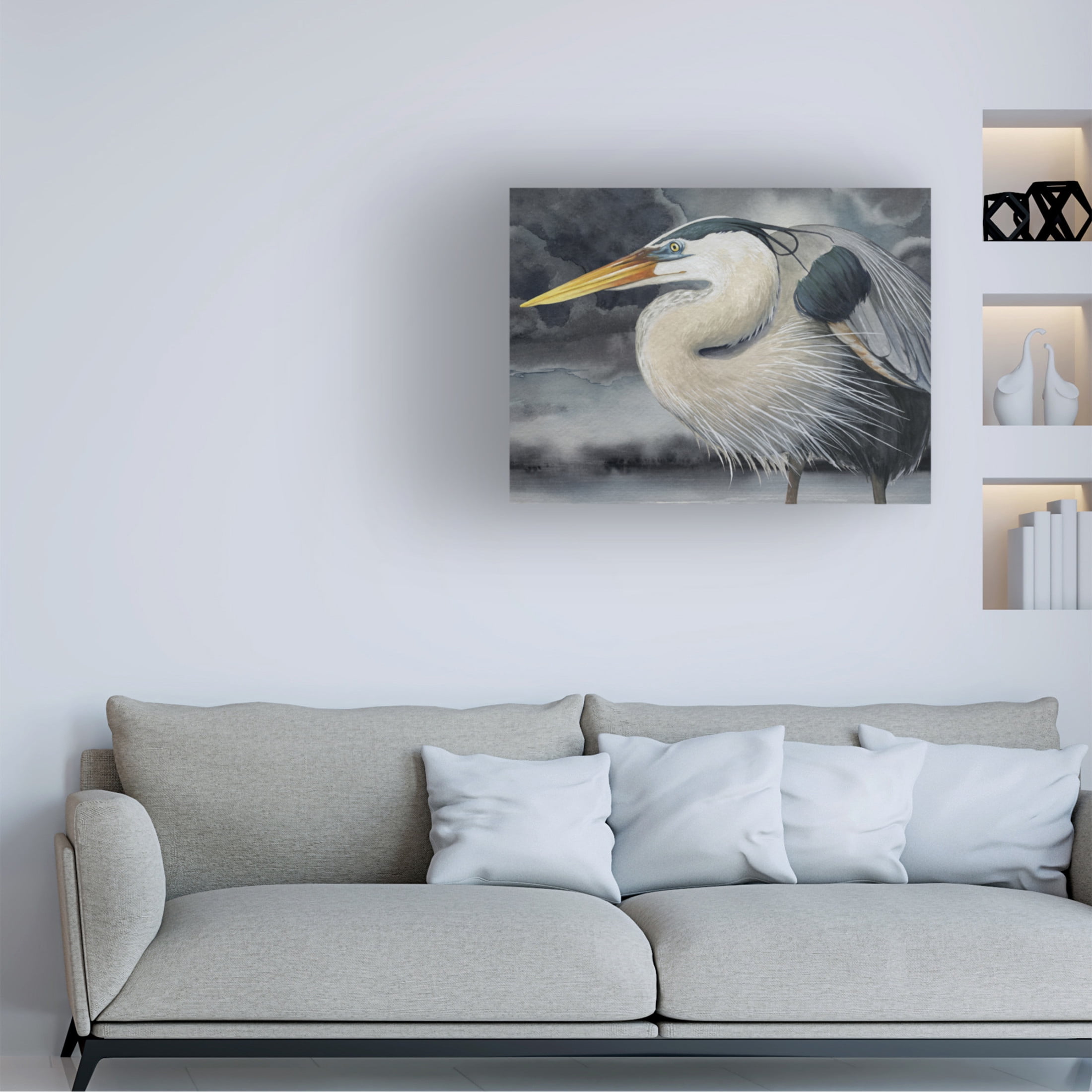 Trademark Fine Art Grace Popp  Stormy Blue II Canvas Wall Art