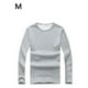 thumbnail image 3 of Sonducket Top básico para hombre, ropa interior de otoño, Base para clima frío, ropa de Color sólido, camiseta informal, deportes, ejercicio físico, Camisetas METRO Gris Espesar Sonducket  AP013161-09, 3 of 6