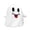 White, variant on 5.9" Halloween Squishy Set, Soft Slow-Rising Ghost & Pumpkin, Halloween Party Favors