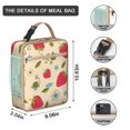 thumbnail image 3 of Small Insulated Lunch Bag with Handle, Lunch Box Tote for Women Men Leakproof Waterproof Lunch Tote for Work Picnic Camping Strawberry Cute, 3 of 6