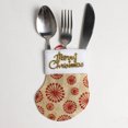 thumbnail image 5 of Jinsinto 6 Pcs Christmas Sock Decoration Dinnerware Cover Candy Bags Fork Tableware Bag, 5 of 5