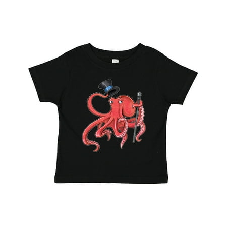 

Inktastic Formal Octopus with Top Hat and Cane Gift Toddler Boy or Toddler Girl T-Shirt