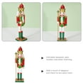thumbnail image 4 of Nutcracker Ornament Decor Wood Nutcrackers for Xmas Holiday Gifts Stocking Stuffers, 4 of 6