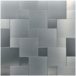 Art3d Brushed Cooper 12 in. x 12 in. Peel and Stick Tile Metal Backsplash Tile (10-Pack) Art3d Brushed Cooper 12 in. x 12 in. Peel and Stick Tile Metal Backsplash Tile (10-Pack)