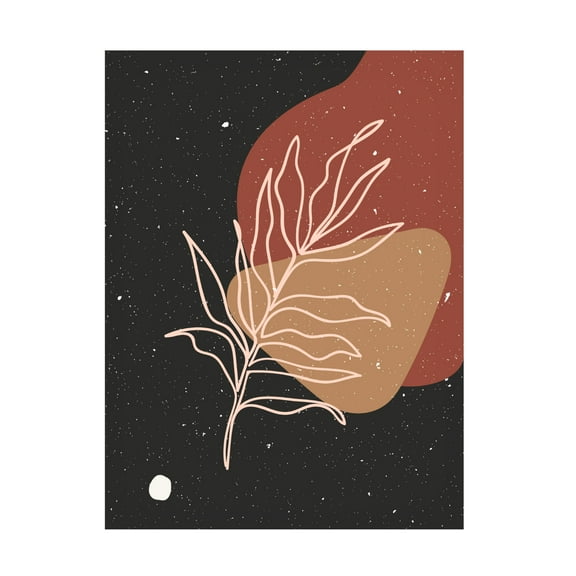 Trademark Fine Art NKTN   Abstract composition 18 Canvas Wall Art