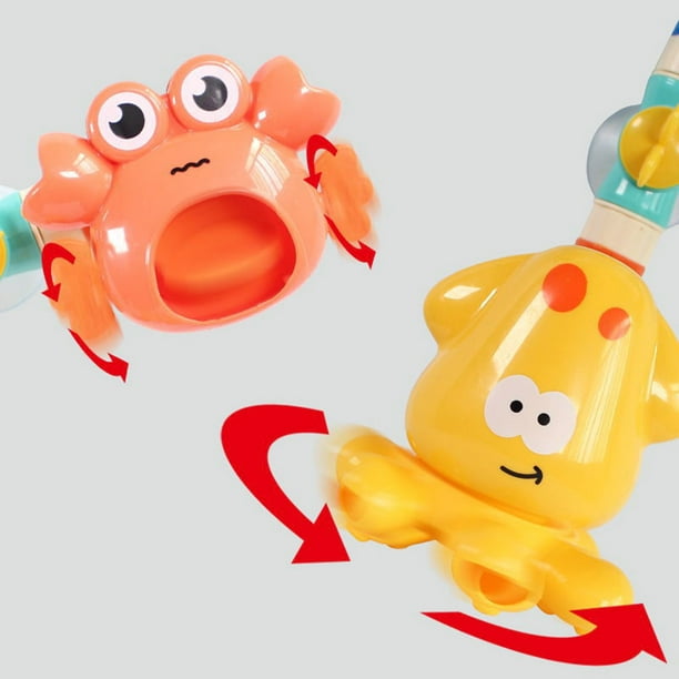 PVCS Jouets de bain pour bébé jouet de ventouse de baignoire jouet de douche  de connexion de tuyau de matériau sûr pour les enfants 