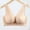 Khaki, variant on Zunfeo Bras for Women- Push-up Lace Sexy Wire Free Full Figure Bralette Underwear Green S