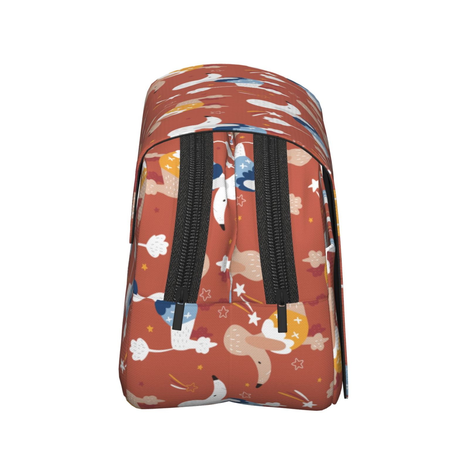 Rateoe Cute Poodle Dog Pattern Double Clamshell Pen Case, Storage Organizer with Two Zipper Compartments– Holds Up to 50 Pencils & Pens