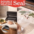 thumbnail image 4 of Gourmia Vacuum Sealer, 10-in-1 Functions, Cutter, Roll Storage, Dry/Moist Mode, 4 of 10