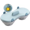 thumbnail image 1 of Cazador furtivo de huevos para microondas - Cocedor de huevos - Utensilio de cocina - Al vapor - Utensilio de cocina - 22 cm - azul, 1 of 5
