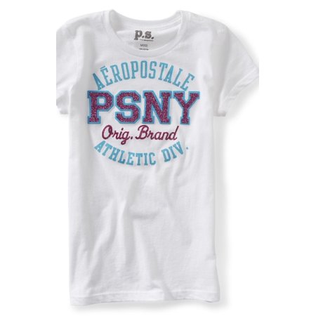Aeropostale Girls Glitter Psny Athletic Div. Embellished T-Shirt