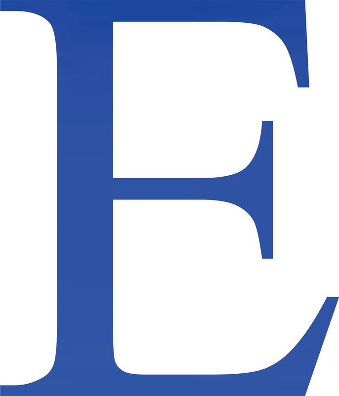 Acrylic Letter E Times, 6'' Tall Transparent Dark Blue Acrylic Alphabet Letters, Choose Color Option - image 1 of 5