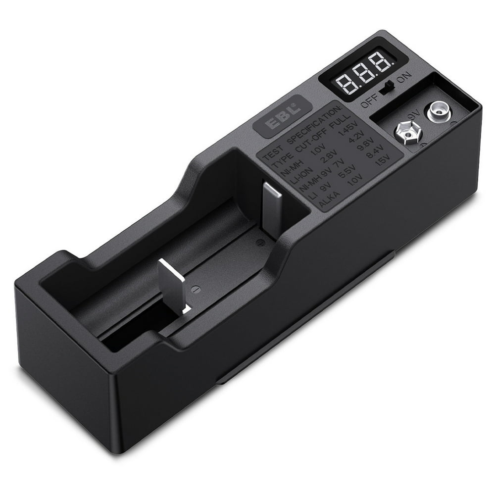 EBL Battery Tester Load Checker AA AAA NiMH Liion 9V Alkaline Battery