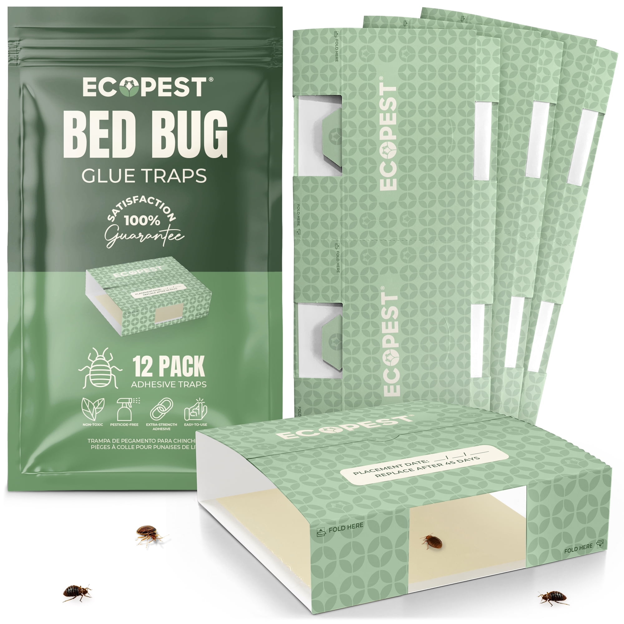 Bed Bug Interceptor Traps, 4 Pack, Package of 3 - Walmart.com