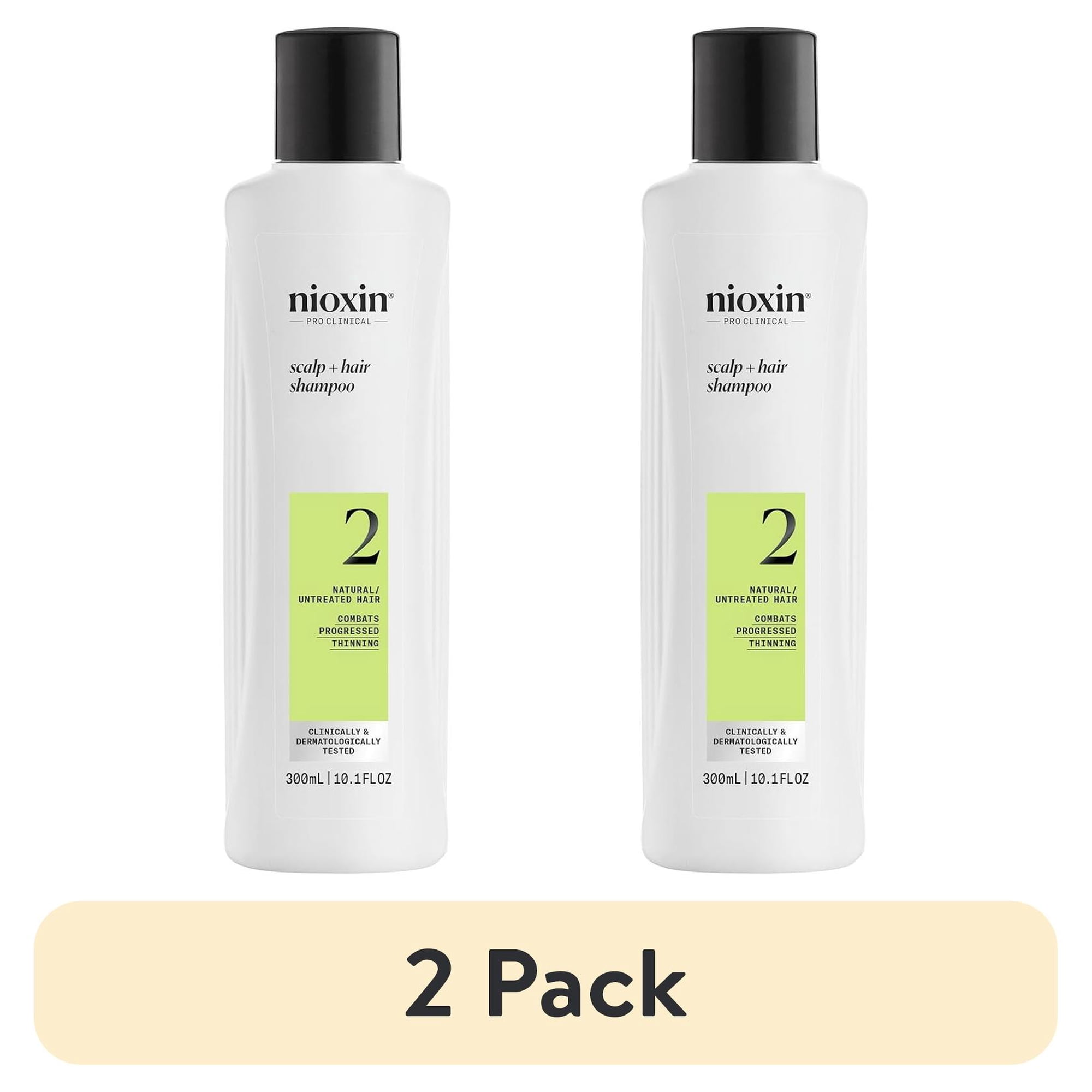 (2 pack) Nioxin Cleanser 2 Shampoo 10.1 oz