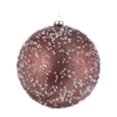 thumbnail image 1 of Vickerman N185165 4 in. Burgundy Ice Ball Ornament  6 per Bag, 1 of 1