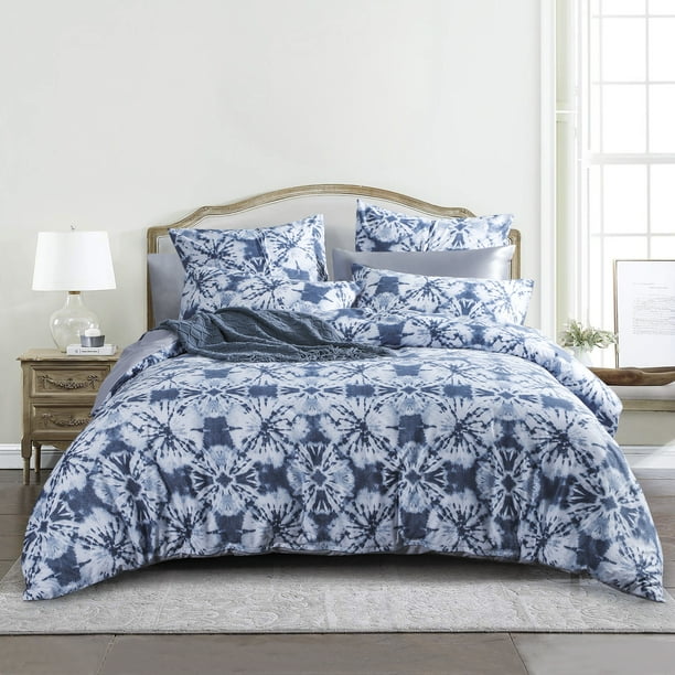RUIKASI Duvet Cover Queen Size Soft Pattern Queen Duvet Cover Set, 3
