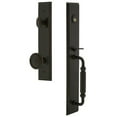 thumbnail image 4 of Grandeur Carr  D Grip Single Cylinder Handleset with Soleil Interior Knob, 4 of 5