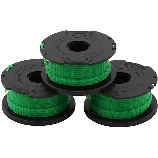 3 Replacement Spools For String Trimmer, Automatic Unwinding Spool