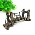 thumbnail image 3 of Trayknick Fake Aquarium Water Bridge Ornament Fish Tank Synthetic Resin Decor Non-toxic, 3 of 8