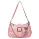 thumbnail image 1 of Bolso de hombro de PU Likrtyny Y2K con forma de corazón elegante gran capacidad color sólido, 1 of 9