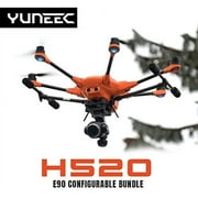Yuneec H520 + E90 System | H520 airframe, E90 3-axis Gimbal Camera, ST16S, Filter Ring, Two 520 Battery, Lanyard, Charging Cube (Orange)-New