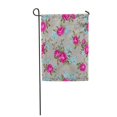 thumbnail image 1 of JSDART Beautiful Floral Pattern Flower Elegance Roses and Forget Me Not Garden Flag Decorative Flag House Banner 28x40 inch, 1 of 1