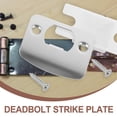 thumbnail image 3 of BESTYASH 4Sets Deadbolt Reinforcement Plate Metal Door Strike Plate with Smooth Guide for Door Locks, 3 of 6