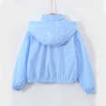 thumbnail image 6 of PureCasa Boys Girls Hooded Jackets Lightweight Packable Jacket for 4-13 Years Kids Toddler Sun Protection Clothing with Pockets Loose Jacket, 6 of 8