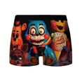 thumbnail image 4 of Calzoncillos tipo bóxer elásticos de seda de leche transpirables con estampado de dibujos animados de Five Nights at Freddy's en 3D, 4 of 5