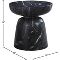 thumbnail image 6 of Meridian Furniture Avellino Black Indoor/Outdoor Concrete End Table, 6 of 6