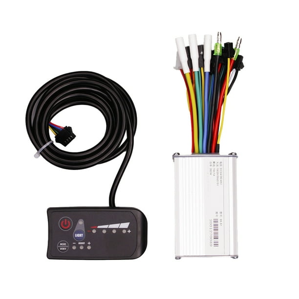 Controlador para Bicicleta Eléctrica de 36V y 350W, Pantalla LCD Resistente Al Agua, Controlador para Bicicleta Eléctrica Sin Escobillas, Accesorios para Bicicleta Eléctrica
