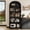 Black, variant on 71.6”Tall Kitchen Pantry Cabinet, Modern Arched Wood Storage Cabinet with Doors and 5 Shelves, Versatile Cupboard for Kitchen, Dining Room, Bathroom