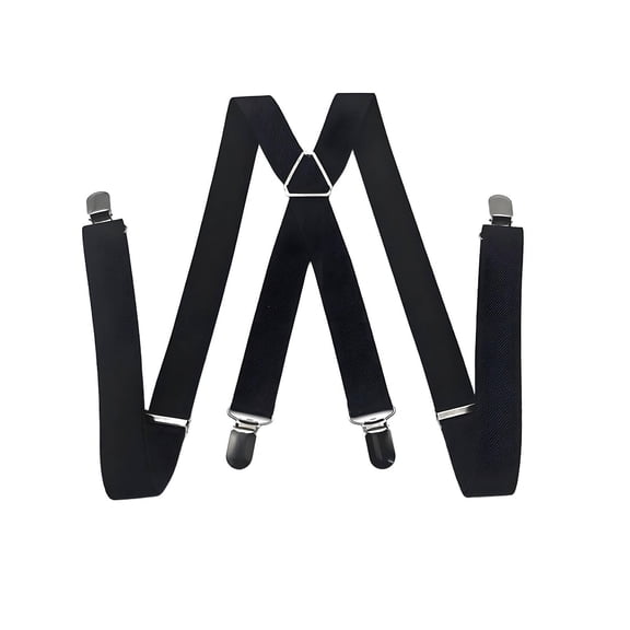 OQRKI Suspenders Women Fashion Tool Belt Suspenders Adjustable Length Suitable for All Seasons Suspenders for Men,Black