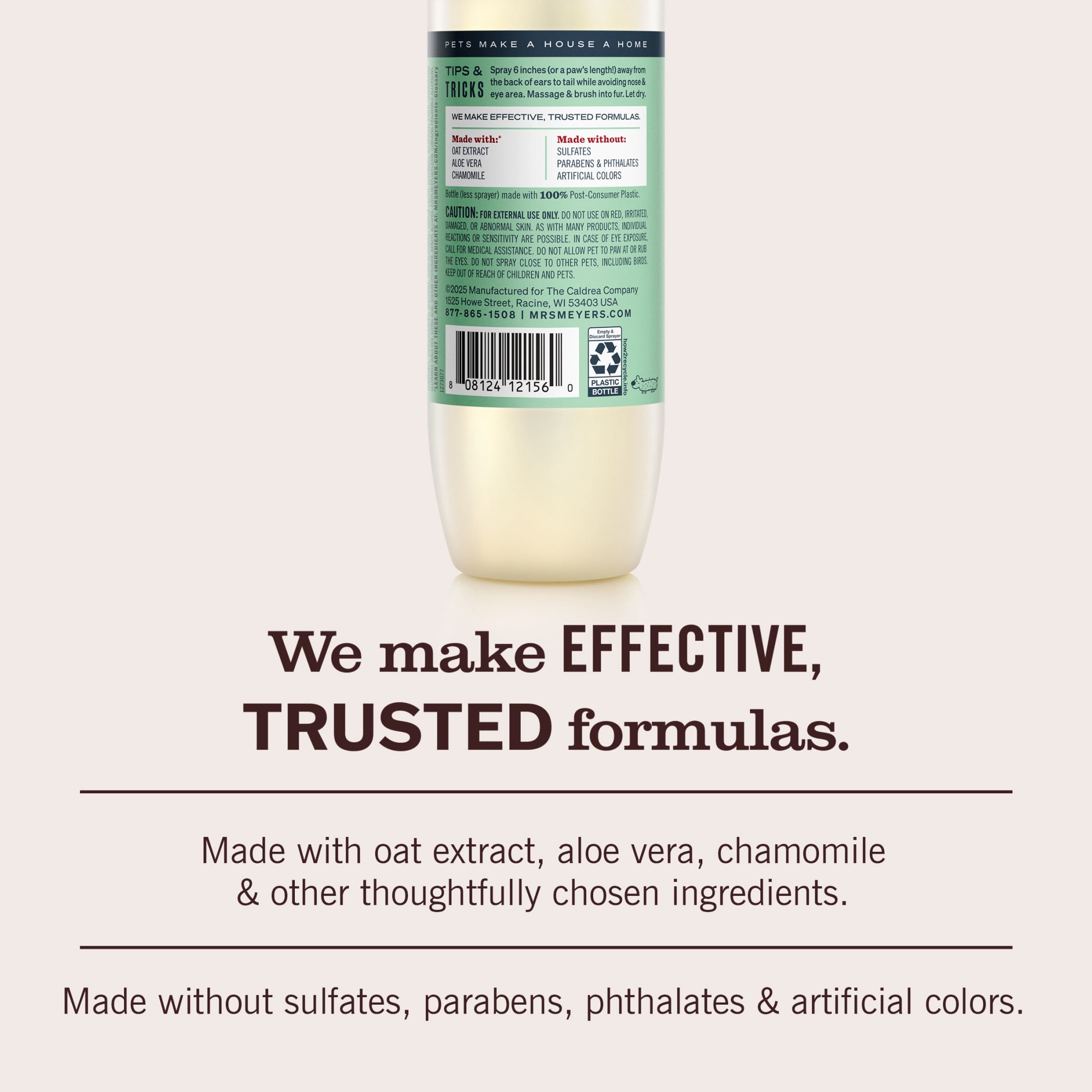 Mrs. Meyer's Clean Day Dog Deodorizing Spray, Sweet Chamomile Scent, 8oz