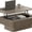 Grey, variant on BFJDM 38.6" Lift Top Coffee Table with Hidden Storage, Handmade Solid Wood Fluted Panel, Walnut Rectangle Center Table for Living Room, Small Space Apartment Office Furniture
