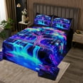 thumbnail image 2 of Erosebridal Hippie Tree of Life Quilt Sets for Queen Size Bed, Gradient Waterfall Bed Set, Nature Theme Room Decor, Super Cozy 3-Piece, 2 of 5